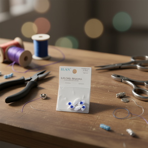 Perline di conchiglia 8x18 mm fai da te, 6 pezzi - Product Image 2