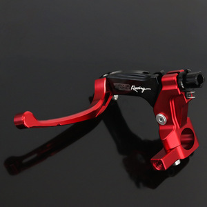 Kit de levier de pompe de frein Mokila en aluminium rouge pour moto et vélo électrique – Amélioration du levier d'embrayage hydraulique - Product Image 2