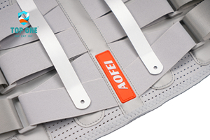 Personalizable Unisex Compresión Cintura Soporte Vida Deportes Metálico Lumbar Brace Cinturón para Hombres y Mujeres - Product Image 3