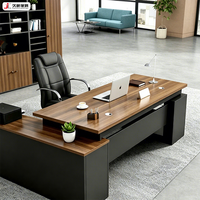 Bureau de direction JIUSHUN, mobilier commercial, table de bureau durable, haut de gamme, sur mesure, luxe, moderne