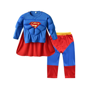 Costume de cosplay Spiderman, Captain America, <span class=keywords><strong>Batman</strong></span>, Superman pour <span class=keywords><strong>enfant</strong></span> – Tenue musclée pour Halloween, TV, film, scène et soirée dansante AL089W - Product Image 3