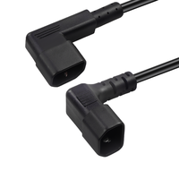 Câble électrique Romtronic ROM-Power 008 IEC320 C14/C13, conducteur en cuivre, gaine en PVC, 250V, noir, 18/16/14AWG