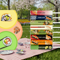 Conteneur d'emballage pour sushi Push Pop up Tube & Roller - Conteneur alimentaire jetable écologique à emporter