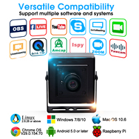 Cámara Industrial USB 2.0 de Alta Velocidad con Sensor CMOS IMX317, 1080p Full HD, 30FPS, Sin Distorsión, Sin Necesidad de Controladores