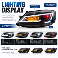 Ensemble de phares VLAND, phares LED pour VW Volkswagen Jetta MK6 SE TDI TSI 2011 2012 2013 2014 2015 2016 2017 2018