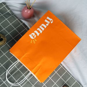 Sac en papier kraft à poignée torsadée avec impression de logo personnalisé, taille personnalisée, prix d'usine - Product Image 6