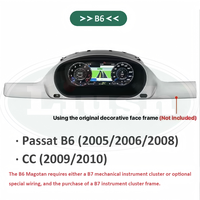 Tableau de bord numérique LCD multifonctionnel pour Volkswagen Magotan B6/Passat CC