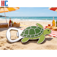 Décapsuleur en alliage de zinc émaillé en forme de tortue de mer, aimant de réfrigérateur, décapsuleur de bière tortue, fabrication sur mesure en usine depuis 20 ans