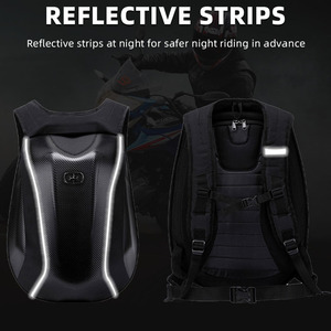 <span class=keywords><strong>Mochila</strong></span> de Motociclismo MJMOTO para Hombre, Gran Capacidad, <span class=keywords><strong>Mochila</strong></span> de Motocross con Carcasa Rígida de Fibra de Carbono, Impermeable - Product Image 3
