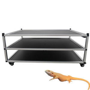 Lớn PVC bò sát Giá hệ thống bóng <span class=keywords><strong>Python</strong></span> Lizard chăn nuôi Lồng cho rắn chăn nuôi bồn tắm thuận tiện đóng gói trong hộp - Product Image 1