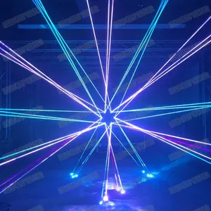 Yuer Новый Ilda 6 Вт Rgb клубный лазерный анимационный лазерный светильник для ночного клуба прожектор