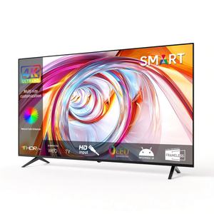 Usine de téléviseurs LED acceptant les commandes OEM personnalisées, téléviseurs intelligents Android 24 32 40 43 50 55 65 75 85 pouces, téléviseurs intelligents <span class=keywords><strong>4K</strong></span> - Product Image 1