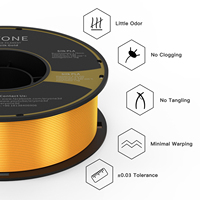 Sunlu — Filament en soie pour imprimante 3D, consommable d'imprimante en ABS, PETG, tolérance de diamètre 1.75/0.03MM, 1kg/3kg