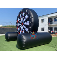 Grand Jeu Interactif Extérieur Personnalisé, Jeu de Fléchettes de Football Gonflable, Cible de Fléchettes de Football Gonflable