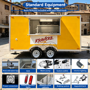 Remorque à bulles innovante, bar à alcool mobile pour le service du vin avec réfrigérateur <span class=keywords><strong>sous</strong></span> comptoir, unité murale entièrement isolée - Product Image 5