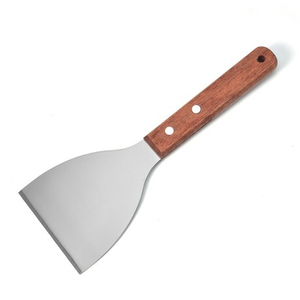 Spatola <span class=keywords><strong>in</strong></span> <span class=keywords><strong>Legno</strong></span> per Barbecue, Griglia, Pizza, Pancake e Raschietto per Piastra Piatta - Product Image 4