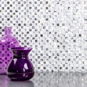 ท็อปเกรด30x30มม. สีธรรมชาติกระเบื้องโมเสคมุกสีขาวผนังภายในที่ทันสมัยไม้ปาร์เก้ขายส่งสำหรับใช้ในอพาร์ตเมนต์ - Product Image 3