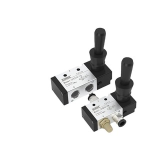 Válvula Neumática Manual XINDE 3H210-08 3H310-10 3H410-15, Válvula de Control de Aire de Dos Posiciones y Tres Vías - Product Image 1