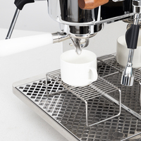 Mesin Kopi Espresso Italia Komersial dengan Fungsi Cappuccino Otomatis, Tekanan 9 Bar, Boiler Baja Tahan Karat