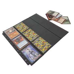 Torson Durable Pu Leather Zipper 600 Card Binder 12 Pocket Ring Trading Card Holders for MTG and Yugioh Board Game Storage Album - Product Image 2