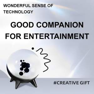 Regalo <span class=keywords><strong>di</strong></span> Natale: Ferrofluido Danzante Intelligente con <span class=keywords><strong>Ritmo</strong></span> Musicale, Altoparlante Ferrofluido Compagno Musicale/Partner Sonoro, Lampada con Display Ferrofluido - Product Image 5