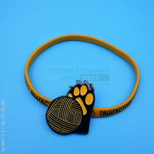 Serre-tête personnalisé en alliage motif patte de chat, couleur nickel noir, accessoire capillaire décontracté - Product Image 1