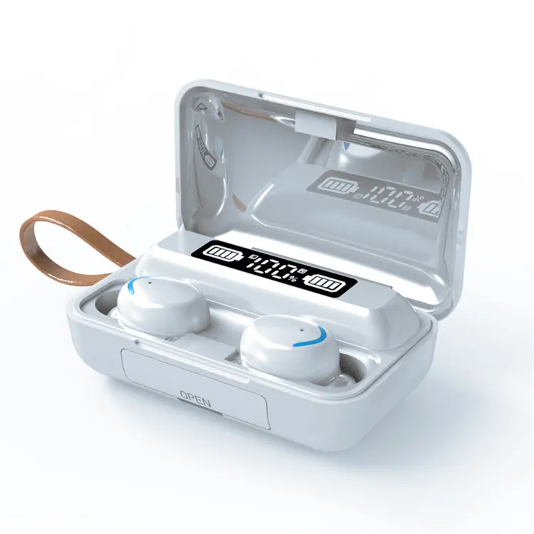 T6 True Wireless Earbuds Headphones Touch Control with Wireless Charging Case Waterproof Stereo Earphone
