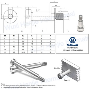 Tornillos de Hombro Personalizados con Cabeza de Queso Ranurada, Acero Inoxidable SS 304 316, <span class=keywords><strong>ISO</strong></span> <span class=keywords><strong>7379</strong></span> M6 M8 M10, Acabado Liso - Product Image 5