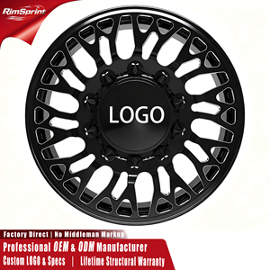 Jantes en alliage forgé sur mesure JTX Forged <span class=keywords><strong>LOTUS</strong></span> Dually, 22-30 pouces, 10x285, pour camions lourds Ram 3500 4500 5500, <span class=keywords><strong>4x4</strong></span> HD - Product Image 1