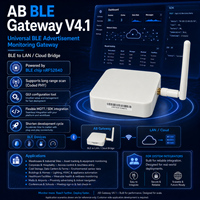Aprilbrother Gateway 4.1 untuk Rumah Sakit Pintar, Pemindai BLE 4.0+ NRF52840, Hub IoT Mode Ganda WiFi Ethernet