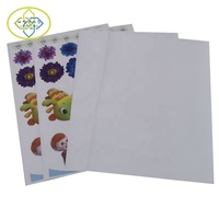 Feuilles A4 autocollantes en PET translucide, étiquettes personnalisées, résistantes à l'eau, écologiques, format sur mesure