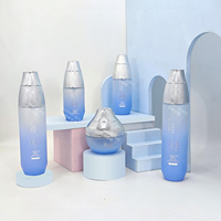 Flacon cosmétique en verre : tonique 120 ml, lait d'essence 100 ml, fond de teint, essence 50 ml 30 ml, crème pour le visage 50 g