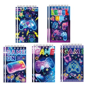 Game Console Notepad Spiral <b>Mini</b> <b>Notebook</b> 10Pcs 6x10cm Digital Printing Game Theme Diary For Students - Product Image 5