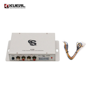 KUERL S168 โปรเซสเซอร์แปลงสัญญาณเสียงระดับสูง 2.0 แชนแนล ตัวแปลงสัญญาณเสียงรถยนต์ ตัวเครื่องทำจากอลูมิเนียมอัลลอย - Product Image 1