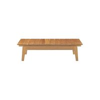 Table basse pliable en teck massif Cocoon, pour l'extérieur, moderne, durable, résistante aux UV, légère, pour hôtel, parc