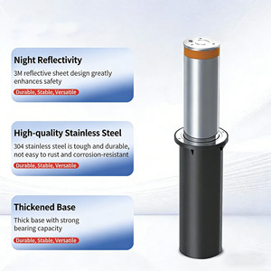 Barrera de Tráfico Automática Hidráulica, 36V, Acero Inoxidable 304, Protección IP67, Barrera de Estacionamiento Ligera M68 - Product Image 3