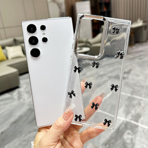 <span class=keywords><strong>Cover</strong></span> per Telefono Trasparente con Fiocco Glitterato in Resina Epossidica per <span class=keywords><strong>Samsung</strong></span> S25 Ultra S24, Custodia Personalizzata per Donne A05 <span class=keywords><strong>A35</strong></span> A24 Vendita all'Ingrosso - Product Image 2