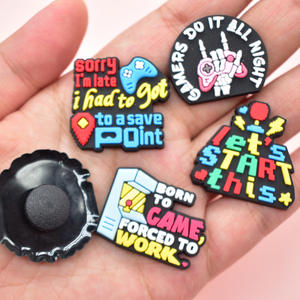 Juego de frases, palabras, dijes de zapatos, regalo de promoción, juego en línea, videojuegos, decoración de zapatos, encanto, frases de juego, zueco, dijes de zapatos - Product Image 4