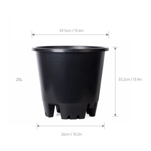 Maceta de Plástico Minimalista P397 para Arándanos, Maceta Grande Transpirable con Control de Raíces y Reforzada para Plantas Verdes - Product Image 5