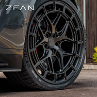 Jantes forgées en fibre de carbone ZFAN 2/3 pièces 18-26 pouces 40 mm concaves profondes 5x112 5x120 pour Urus GTR BMW M3 Audi RS6 C8