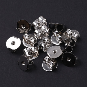 Boucles d'oreilles à clous antidérapantes, 22 jauges, argent, or, blanc K, unisexe, accessoires de bijoux pour usage quotidien - Product Image 4