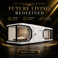 Maison préfabriquée moderne en conteneur, cabine modulaire irrégulière en panneaux sandwich EPS, unité hôtelière étanche
