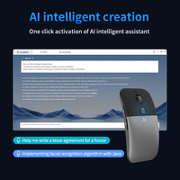 Nouvelle Souris Intelligente AI avec Reconnaissance Vocale Sans Fil USB, Recherche par Commande Vocale et Traduction en 116 Langues