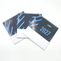 Calendrier de l'Avent de style traditionnel personnalisé 2027, 12 mois, 365 jours, calendrier de bureau pour entreprise