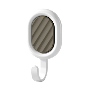 Gancho Adhesivo Corrugado para Pared, Capacidad de Carga de 3 kg, Material ABS, Sin Rastro, Sin Perforaciones, para Uso en el Hogar y Dormitorios - Product Image 5