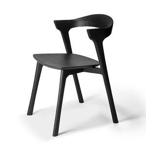 Chaise de salle à manger en bois de ferme d'hôtel en bois massif de teck/frêne extérieur créatif Simple de haute qualité - Product Image 3