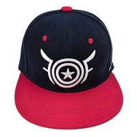 Gorras de Béisbol Snapback Personalizadas al por Mayor, de Dos Tonos, con Visera Plana, 6 Paneles, Logotipo Bordado en 3D, Estilo Urbano