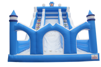 Glissière d'eau gonflable extérieure commerciale faite sur commande de PVC pour des adultes d'enfants