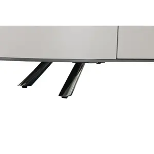 <b>TV</b> Unit Marble Steel 220x42x41.5 Beige - Product Image 1