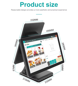 نظام POS شاشة مزدوجة جديدة بشاشة لمس سعوية وشاشة عرض - Product Image 2